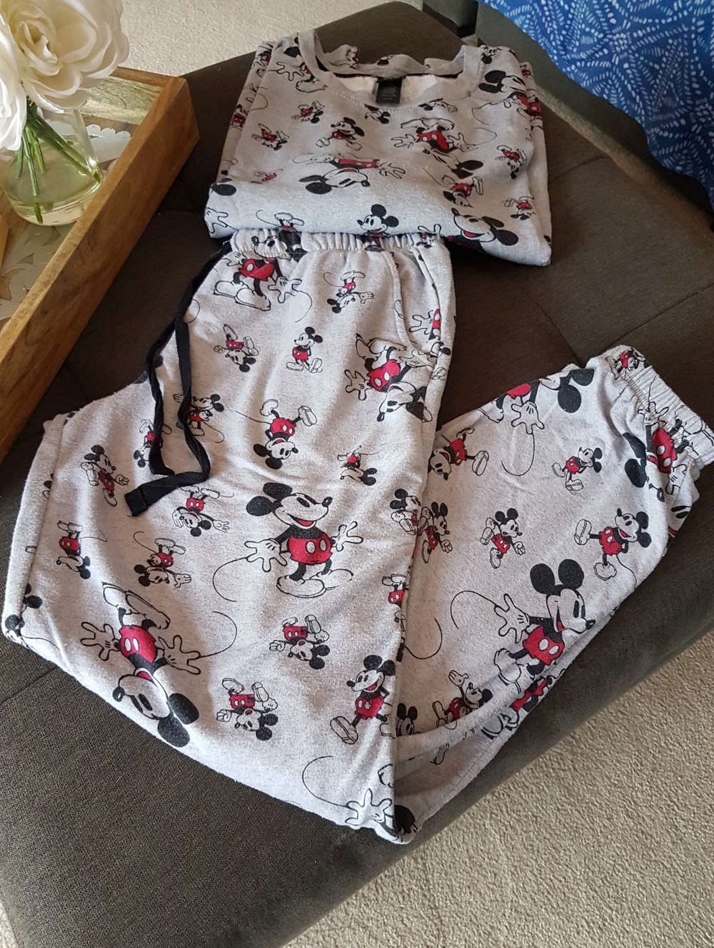 Disney Mickey Mouse Gray Pajama Bottoms - Picture 9 of 15
